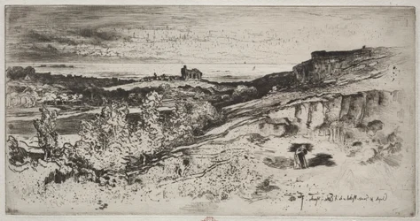 A capela Saint-Michel em lEstre, 1881.