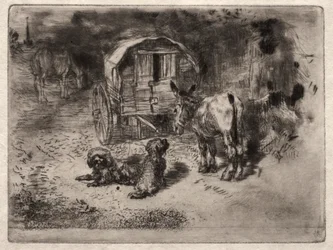 Os Guardiães da Casa, ou os Amigos do Saltimbanque, c. 1875.
