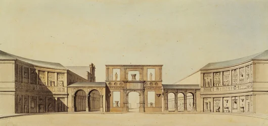 O pátio da École des Beaux-Arts, em Paris,