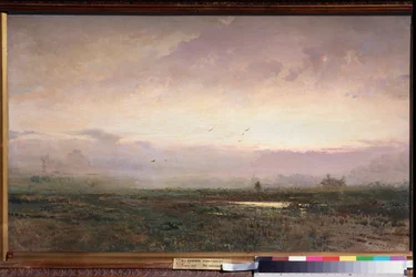 Matin (Manhã) - Peinture de Fyodor Vasilyev (Feodor Alexandrovich, Fiodor Alexandrovitch Vassiliev (1850-1873), huile sur toile