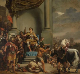 Cônsul Titus Manlius Torquatus ordena a decapitação de seu filho