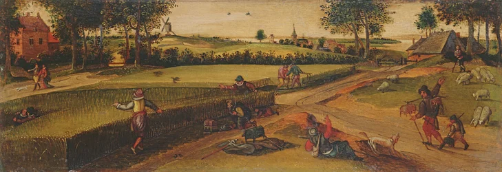 A colheita, século XVII
