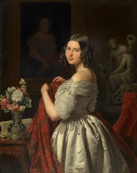 Jovem dama à toilette