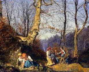 Princípio da primavera no Bosque de Viena