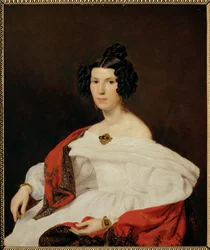 Retrato da mulher de Josef von Stadler, oficial de justiça