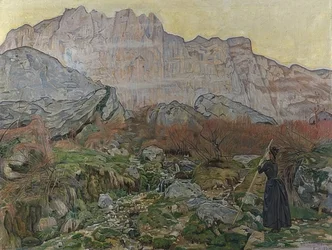 La Vision (paisagem montanhosa). 1889