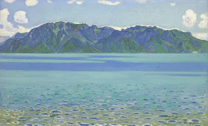 Le Grammont, de Hodler, Ferdinand (1853-1918). óleo sobre tela