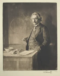 Retrato de Albert Einstein 1879-1955, 1921