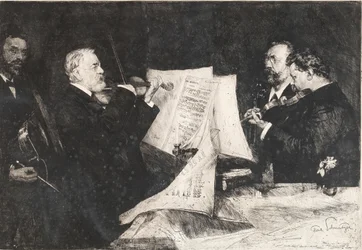 O Quarteto Joachim, 1904.