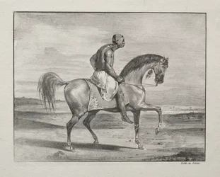 Africano a cavalo, 1823.