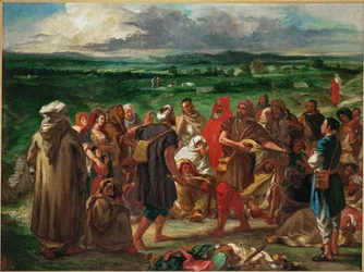 Comediantes árabes (pintura sobre tela)
