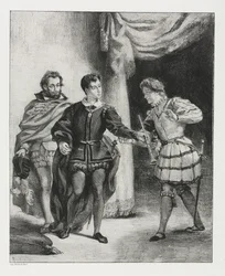 Hamlet: Hamlet e Guildenstern, 1834.