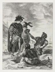 Hamlet: Hamlet e Horatio com os Coveiros, 1843.