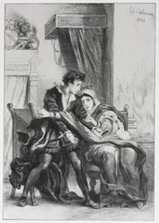 Hamlet: Hamlet e a rainha, 1834.
