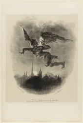 Mephistopheles dans les airs (frontispício de Fausto)