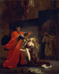 Otelo, ato I, cena 3: Desdémona aos pés do pai, 1852
