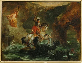 Saint Georges combattant le dragon, dit aussi Persee delivrant Andromede - São Jorge combatendo o dragão ...