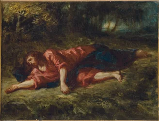 A agonia no jardim, c.1849