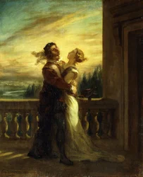 A despedida de Romeu e Julieta, 1845
