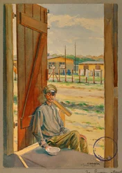 retrato de um prisioneiro russo, Gustrow