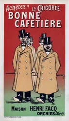 Cartaz do Cafetiere de La Chicoree Bonne, 1899