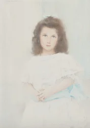 Retrato de Renée Lambert de Rothschild, filha do fundador do banco Lambert, 1907