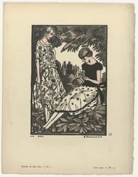 Gazette du Bon Ton, 1920 - No. 5, Pl. 34: Um pouco demais