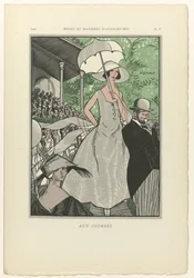 Modas e maneiras de hoje, 1922, Pl. 5: Nas corridas