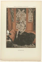 Modas e costumes de hoje, 1922, Pl. 8: Interior