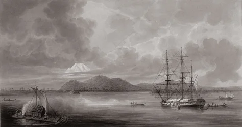 Vista do Rio de Manila (litografia)