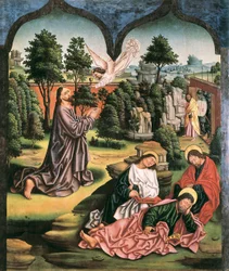 Oração no Jardim das Oliveiras, pintura de Fernando Gallego