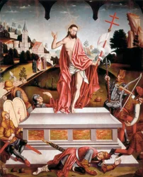 A Ressurreição, pintura de Fernando Gallego