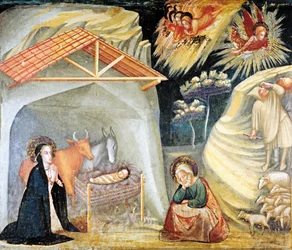 Nascimento de Jesus em Belém pormenor