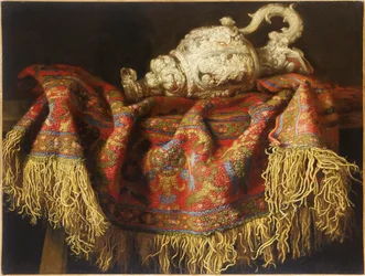 Natureza morta com tapete, c. 1640.
