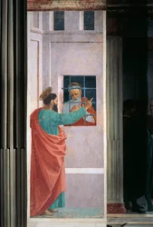 São Paulo visitando São Pedro na prisão, de Filippino Lippi