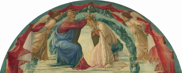 A Coroação da Virgem, c. 1475.