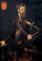 Retrato de Ramon (Raymond) Borell I (972-1017), conde de Barcelona, Gerona e Ausona
