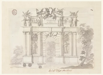 Porta em uma parede de jardim