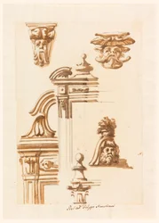 Desenho, Estudos de Arquitetura, 1750-90
