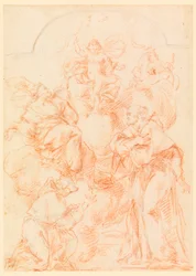 Desenho, Estudo para uma pintura de altar com o Menino Jesus, 1750-1800