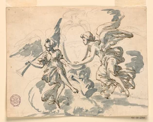 Desenho, O brasão de armas de um prelado, ca. 1750