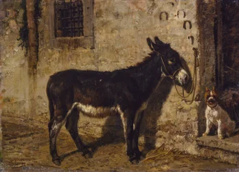 À porta de casa