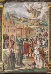 O Santo aparecendo ao beato Luca Belludi prevendo a libertação de Pádua, Escola do Santo