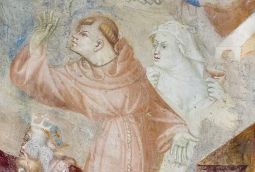 Monges, detalhe do Juízo Final, c.1400