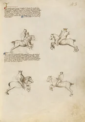 Combate equestre com lança