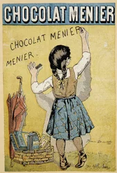 Publicidade para Chocolate "Menier", final do século XIX