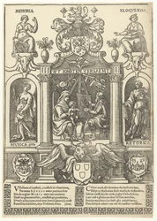 Brasão de armas da Guilda de São Lucas da Antuérpia