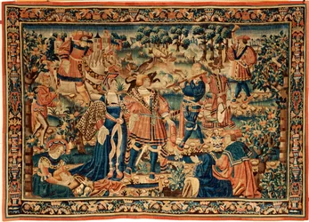 Tapeçaria flamenga. Século XVI.