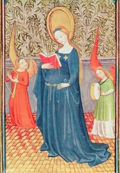 Fol.144v Santa Cecília, do Livro das Horas de Dom Duarte