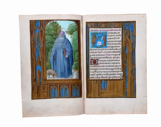 Fólios do Livro de Horas de Rothschild, Ghent ou Bruges, c.1505